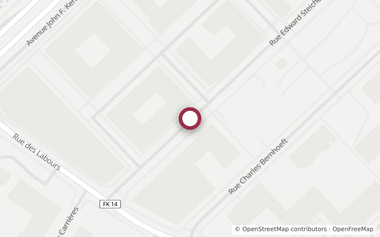 Street map of the Luxembourg office
